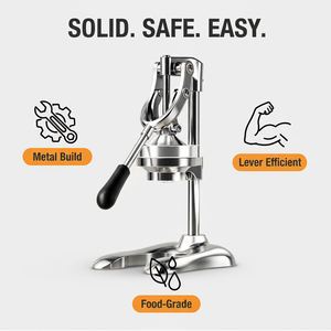 <span class=keywords><strong>Presse</strong></span>-agrumes manuel Boou en acier inoxydable de qualité alimentaire pour fruits, citrons et oranges, électroplaqué - Product Image 3