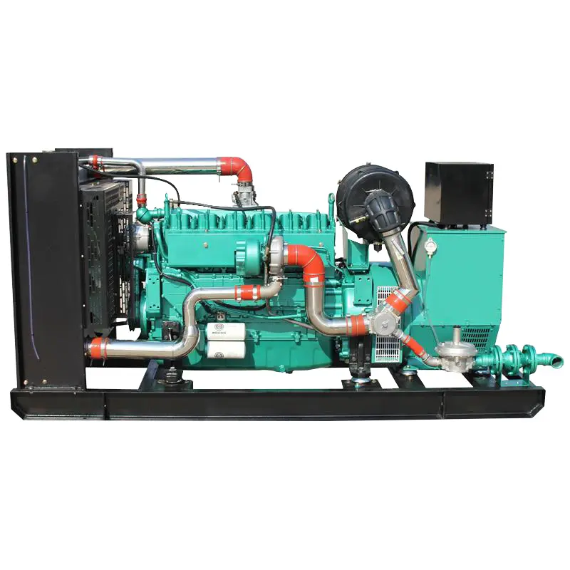 Generator Gas Alam Pendingin Air, Gas Alam Konsumsi Rendah 400V/230V