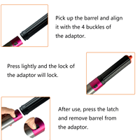 Barils de curling pour cheveux longs compatibles avec les pièces de fixation Dyson Airwrap Styler, accessoires de fixation auto-bouclés HS01 HS05