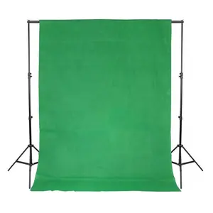Takenoken 배경 녹색 화면 사진 스튜디오 액세서리 1.5x2m 부드럽고 원활한 실크 질감 사진 배경 모슬린