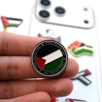 Juego de Pins Esmaltados con la Bandera y el Mapa de Palestina, Insignias Modernas con el Emblema Nacional Palestino para Decorar Bolsas, Ropa y Teléfonos