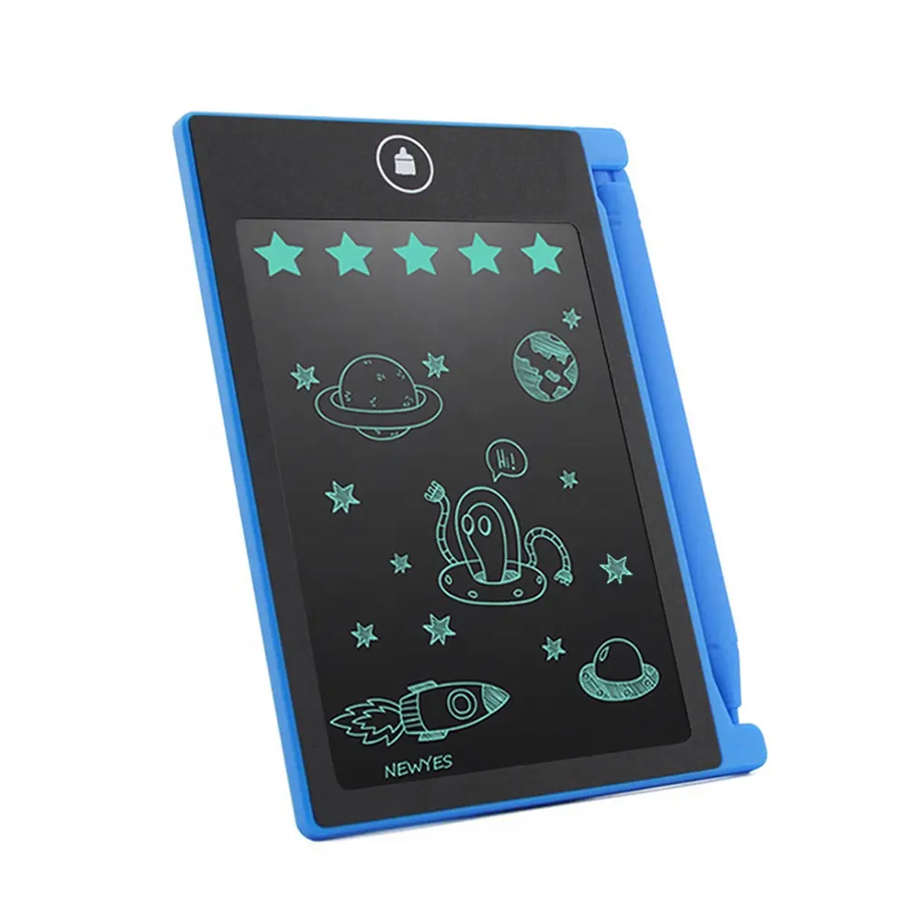 Tableta de dibujo gráfico para niños, portátil, de plástico, LCD, 4,4 pulgadas