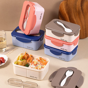 Large Capacity Food Grade Lunch Box with <b>Microwave</b> Heating and Portable Lunch Box with Compartment Sealing - Product Image 1