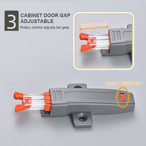 Push Open System Furniture <b>Hardware</b> Cabinet Door Rebound Device Push To Open <b>Kitchen</b> Cabinet Door Damper For Apartment - Product Image 4