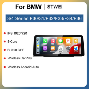 หน้าจอ STWEI ขนาด 12.3 นิ้ว แบบไร้สาย รองรับ CarPlay และ Android สำหรับรถยนต์ BMW ซีรีส์ 3/4 รุ่น F30 F31 F32 F33 F34 F36 เครื่องเล่นวิดีโอในรถยนต์ พร้อมระบบนำทาง GPS - Product Image 2