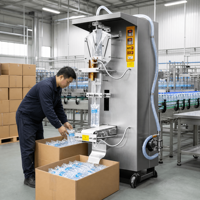 Machine de remplissage automatique de sachets pour boissons, à haute efficacité et simple d'utilisation, pour jus et eau, haute productivité, capacité de 100 ml