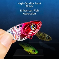 Leurre vibrant 14g 58mm pour la pêche au bar, wobbler métallique, jigging VIB
