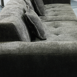 Stock Modern Apartment-Friendly Sectional <b>Bed</b> Set <b>Convertible</b> Couch Fabric Cover High-Density Foam Modular Design A23 Convertibl - Product Image 3