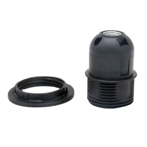Vente en gros <span class=keywords><strong>E27</strong></span> <span class=keywords><strong>douille</strong></span> en plastique style <span class=keywords><strong>support</strong></span> de lampe usage intérieur/extérieur sécurité anneau en plastique luminaire accessoires vis-bouche - Product Image 5
