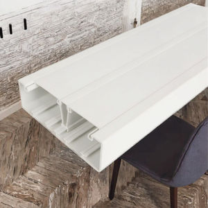 高品質の頑丈な二重チャンネル耐熱PVCケーブルダクト（屋内/屋外用） - Product Image 3