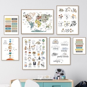 3 pz tre divertenti <span class=keywords><strong>poster</strong></span> di scimmie animali e stampe di animali con auricolari dipinti su tela per bambini soggiorno <span class=keywords><strong>poster</strong></span> di decorazioni artistiche da parete - Product Image 2