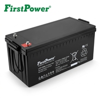 Batterie AGM VRLA FirstPower LFP12200 12V 200Ah sans entretien, batterie au plomb scellée pour système d'alimentation de secours UPS