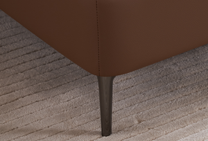 <span class=keywords><strong>Letto</strong></span> Minimalista in Pelle Imbottito, con Testiera Morbida a Ala e Piattaforma Doppia Imbottita <span class=keywords><strong>per</strong></span> Casa e Hotel - Product Image 6