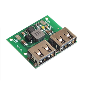 <b>12V</b>/24V to 5V Dual USB <b>Socket</b> 3A DC-DC Car Charging Regulator Charging Module - Product Image 1