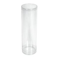 Emballage personnalisé en tube cylindrique transparent en PET PVC, boîte en tube plastique rond transparent pour jouets, cadeaux, cosmétiques, emballage alimentaire