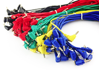 Câble de test très flexible avec fiches 2 mm double connecteur de fiche banane câbles de prise banane