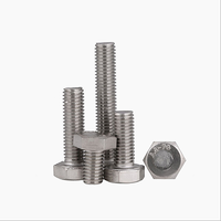 Baut dan Mur Kepala Heksagonal Baja Tahan Karat A2 70 Metrik UNC M2 M3 M4 M5 M6 M8 M10 M12