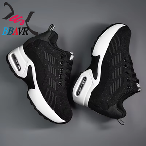 Chaussures de sport respirantes à semelle épaisse pour femme, tendance automne-printemps 2025, rehaussant la taille, en maille, style mode - Product Image 5