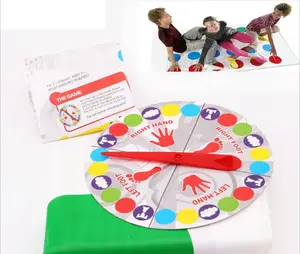 Vendita all'ingrosso twister gioco gioco di famiglia-Divertente Twister Gioco Delle Ragazze Dei Ragazzi Ottenere Annodato Piano Gioco Da Tavolo di Sport Indoor Party Game per Gioia