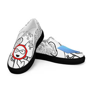 Scarpe di Tela Trendy da Donna Slip-On Progettate da Robot - Product Image 1