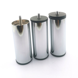 Thép Không Gỉ Tủ Cơ Sở Kim Loại Giường Chân Hiện Đại Sang Trọng Vít Ajustable Side Cạnh Giường Băng Ghế Dự Bị Cơ Sở TV Chân Chân - Product Image 1