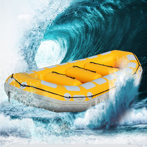 Bateau de rafting, bateau de rafting multi-personnes, embarcation de rafting non motorisée, bateau gonflable en PVC épaissi à double couche - Product Image 2