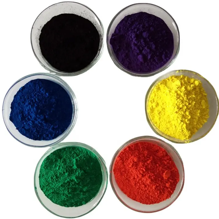 Iron Oxide Pigment For Plastic Pellets Multiple Colors Red/Yellow/Blue/Green/Black/Brwon/Orange