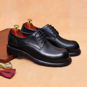 Zapatos de Piel Genuina Hechos a Mano de Alta Calidad, con Punta Cerrada, Antideslizantes, Ligeros, Transpirables y Aislantes para Otoño - Product Image 2