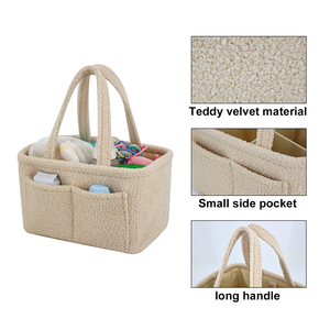 Bolsa Organizadora de Pañales para Bebé, Diseño de Osito de Peluche, Asa Larga, Plegable, Portátil, Multifuncional, Esencial para Recién Nacidos - Product Image 3