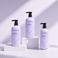 Bouteille vide de 550 ml en PEHD avec pompe, blanche, pour distributeur de shampoing professionnel pour hôtels, spas et produits capillaires