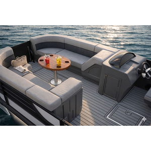 <span class=keywords><strong>Bateau</strong></span> <span class=keywords><strong>de</strong></span> ponton <span class=keywords><strong>de</strong></span> luxe à grande vitesse en aluminium et fibre <span class=keywords><strong>de</strong></span> verre <span class=keywords><strong>pour</strong></span> vacances en famille, idéal <span class=keywords><strong>pour</strong></span> la navigation côtière et le <span class=keywords><strong>bain</strong></span> <span class=keywords><strong>de</strong></span> <span class=keywords><strong>soleil</strong></span> - Product Image 5