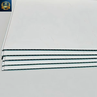 Panel Dinding Terpadu PVC Gusset Modern Tahan Air Anti Lembab Dinding Latar Belakang Pemasangan Cepat Garansi 1 Tahun