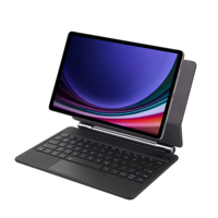 Casing Keyboard Pelindung RGB Touch Magic Charging untuk Samsung Tab S10 Plus/S9 Plus FE/S8 Plus/S7 Plus 12.4" dengan Baterai 500mAh