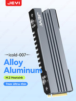 JEYI OEM 2 Pack M2 Heatsink PS5 PC Slim 7mm Tinggi Profil Rendah Aluminium Konvektif Pendingin NVMe Pasif Berkualitas Tinggi Kecepatan Tinggi