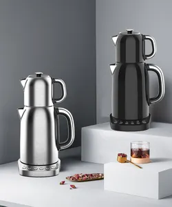 Nuovi elettrodomestici Smart tea maker turco 1,7 l bollitore elettrico in acciaio inox e teiera