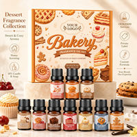 Ensemble de 6 Huiles Parfumées Bio de Qualité Supérieure pour Diffuseur, Relaxation, Bien-être, Spa Naturel – Idéal Cadeau OEM
