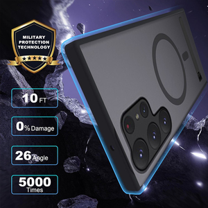 เคสโทรศัพท์แม่เหล็กพร้อมขาตั้งสำหรับ Samsung <span class=keywords><strong>Galaxy</strong></span> S26 S25 S23 FE <span class=keywords><strong>S22</strong></span> S24 <span class=keywords><strong>Ultra</strong></span> Plus รุ่นใหม่ ปี 2026 พร้อมขาตั้งในตัว - Product Image 4