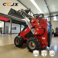 Mini Caricatore a Ruote Economico per Magazzino, Fattoria, Agricoltura, Giardinaggio, Lavori in Fabbrica