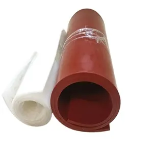New Industrial Grade Transparent Red Black Silicone Rubber Sheet Roll