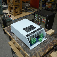 Cargador Marino de Precisión de 28 Amperios y 28 VCC, Entrada de 220 VCA, 85% de Eficiencia, IP22, Fuente de Alimentación Conmutada de Acero ADJ SCT-2420-220