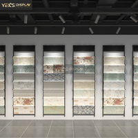 Factory Direct Modern Metal Freestanding Tiered Carpet Display Rack Commercial Multi-Style Sample Stand Showroom Exhibition
