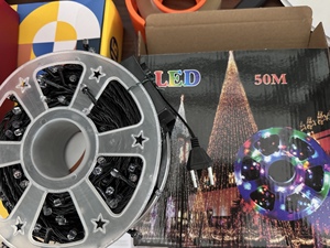 Guirlande lumineuse <span class=keywords><strong>de</strong></span> 50 mètres, 240 LED, ampoules V8, étanche IP44, pour décoration extérieure, <span class=keywords><strong>arbre</strong></span> <span class=keywords><strong>de</strong></span> <span class=keywords><strong>Noël</strong></span>, vacances, décoration <span class=keywords><strong>de</strong></span> <span class=keywords><strong>Noël</strong></span> - Product Image 6