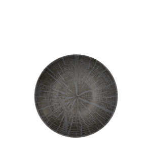 Assiette Plateau Coupe Plat Hondo 22 cm en Grès Gris Platine - Product Image 1