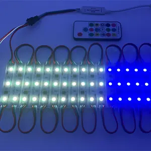 Full color WS2811 IC DC12V SMD 5050 RGB Pixel Dream Color LED Module Injection Waterproof IP65 Advertising Light