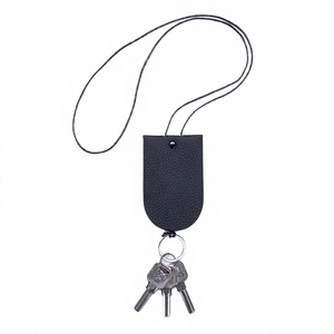 Porte-clés universel en cuir véritable portable pour clés de voiture, grande capacité, avec système de verrouillage - Product Image 2