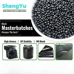 SY ventes directes d'usine N2 noir Masterbatch moulage Grade 43% teneur en noir de carbone pour Films de paillis 25 kg/sac - Product Image 4