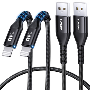 Cable de Datos USB Tipo-C SUNGUY, Trenzado de Nailon, Carga Rápida, Ecológico, para Teléfono Móvil y Automóvil, Venta al Por Mayor de Fábrica - Product Image 5