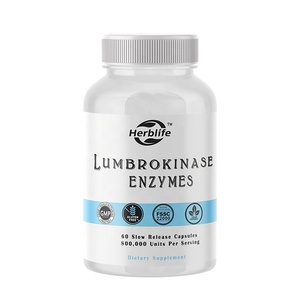 OEM mạnh lumbrokinase bổ sung-lumbrokinase <span class=keywords><strong>Enzyme</strong></span> viên nang để hỗ trợ năng lượng, tiêu hóa, cai nghiện, nhận thức và sức khỏe đường ruột - Product Image 1