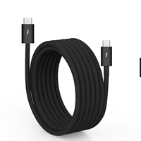 Cable TUTI de Alta Calidad y Alta Velocidad, USB 4.0 Thunderbolt 5 de 2m, 240w, 40Gbps, 8k60hz, Thunderbolt 4 Pro para Laptop/Teléfono