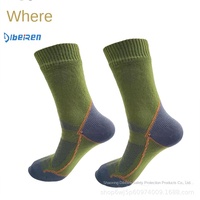 Chaussettes de sport professionnelles en nylon et coton tricoté imperméables, antidérapantes, absorbant la transpiration, désodorisantes, pour la course à pied et le camping